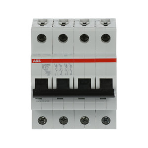 ABB S204M-B20  ab s204mb20 mcb 230v 4p 20a b 480y/
