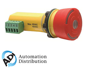 ABB Inca 1 Emergency Stop Button with LED - 2 NC Contacts, Panel Mount, Jokab Safety Line ABB Inca 1 Emergency Stop Button with LED - 2 NC Contacts, Panel Mount, Jokab Safety Line