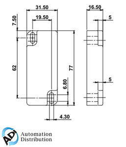 ABB 2TLA050040R0210 sense 5z, ss spare actuator