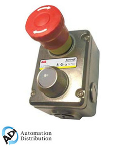 ABB 2TLA050220R1222 Estrongz Emergency Stop Button with Stainless Steel Housing and LED Indicator - 2NC/2NO Contacts, NPT Conduit Entries for Industrial Applications ABB 2TLA050220R1222 Estrongz Emergency Stop Button with Stainless Steel Housing and LED Indicator - 2NC/2NO Contacts, NPT Conduit Entries for Industrial Applications