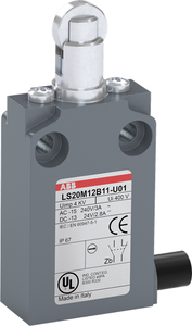 ABB LS20M12B11-U01 lmt sw min 30mm mtl rlr plngr