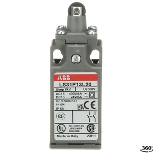 ABB LS31P13L20 30mm Adjustable Head Limit Switch with Plastic Roller Plunger ABB LS31P13L20 30mm Adjustable Head Limit Switch with Plastic Roller Plunger