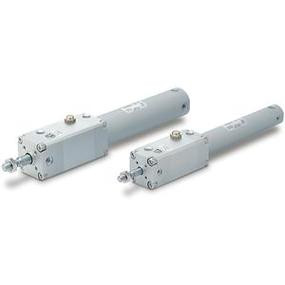 SMC CDNGLN25TN-50-D cyl w/lock, r/cush, a-sw, CNG CYLINDER W/LOCK
