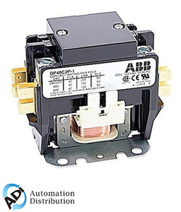 ABB DP40C2P-1 40A 2-Pole DP Contactor for HVAC, Refrigeration, and Industrial Applications - UL, CSA, IEC Certified ABB DP40C2P-1 40A 2-Pole DP Contactor for HVAC, Refrigeration, and Industrial Applications - UL, CSA, IEC Certified