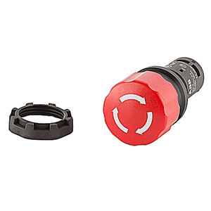 ABB CE3T-10R-02 Emergency Stop Pushbutton, Red 30mm Twist Release, Non-Illuminated, 2 NC Contacts, 24-300V Range ABB CE3T-10R-02 Emergency Stop Pushbutton, Red 30mm Twist Release, Non-Illuminated, 2 NC Contacts, 24-300V Range