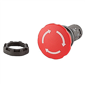 ABB CE4T-10R-02 40mm Red Twist-Release Emergency Stop Pushbutton with 2 NC Contacts - High Durability for Industrial Applications ABB CE4T-10R-02 40mm Red Twist-Release Emergency Stop Pushbutton with 2 NC Contacts - High Durability for Industrial Applications