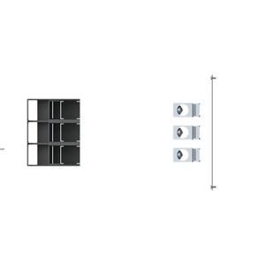 ABB KXT4CUAL3-3PC Front Terminal Kit for Copper/Aluminum Cable