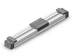 <h2>Rodless Cylinder, MY1M, Mechanically Jointed - Slide Bearing</h2><p><h3>The MY1M Rodless Cylinders have a one-piece carriage and piston that runs its entire stroke length housed with an inner seal belt to maintain air pressure combined with an outer dust seal band to protect from contaminants. This design offers a compact footprint compared to rod-style cylinders and features a low profile. The integrated slide bearing internal guide provides lateral stability protecting it from side load impacts. Air cushions are standard and external shock absorbers are optional.</h3>- Bore sizes: 16, 20, 25, 32, 40, 50, 63 mm<br>- Stroke lengths: 100, 200, 300, 400, 500, 600, 700, 800, 900, 1000, 1200, 1400, 1600, 1800, 2000, 3000, 4000, 5000 mm<br>- Minimum operating pressure: 0.15 ~ 0.20 MPa (22 ~ 29 psi)<br>- Speed: 100~1000 mm/sec (w/o stroke adjustment bolt), 100~1500 mm/sec (external shock absorber)<br>- Long stroke option: up to 5000 mm (XB11), up to 3000 mm for 16 bore<br>- Auto switch capable<br>- <p><a href="https://content2.smcetech.com/pdf/MY1.pdf" target="_blank">Series Catalog</a>