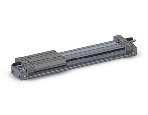 <h2>Rodless Cylinder, MY3M, Mechanically Jointed - Slide Bearing</h2><p><h3>The MY3* Rodless Cylinders have a one-piece carriage and piston that runs its entire stroke length housed with an inner seal belt to maintain air pressure combined with an outer dust seal band to protect from contaminants.  This design offers a compact footprint compared to rod-style cylinders and features a low profile. The integrated slide bearing internal guide provides lateral stability protecting it from side load impacts. Air cushions are standard and external shock absorbers are optional.</h3>- Bore sizes: 16, 25, 40, 63 mm<br>- Stroke lengths: 100, 200, 300, 400, 500, 600, 700, 800, 900, 1000, 1200, 1400, 1600, 1800, 2000, 3000 mm<br>- Minimum operating pressure: 0.15 ~ 0.20 MPa (22 ~ 29 psi)<br>- Speed: 80~1000 mm/sec (w/o stroke adjustment bolt), 80~1500 mm/sec (external shock absorber)<br>- Long stroke option: up to 3000 mm (XB11)<br>- Auto switch capable<br>- <p><a href="https://content2.smcetech.com/pdf/MY3.pdf" target="_blank">Series Catalog</a>