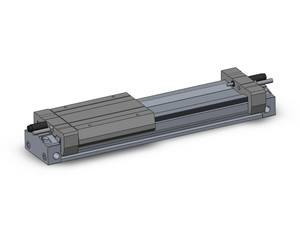 <h2>Rodless Cylinder, MY3M, Mechanically Jointed - Slide Bearing</h2><p><h3>The MY3* Rodless Cylinders have a one-piece carriage and piston that runs its entire stroke length housed with an inner seal belt to maintain air pressure combined with an outer dust seal band to protect from contaminants. This design offers a compact footprint compared to rod-style cylinders and features a low profile. The integrated slide bearing internal guide provides lateral stability protecting it from side load impacts. Air cushions are standard and external shock absorbers are optional.</h3>- Bore sizes: 16, 25, 40, 63 mm<br>- Stroke lengths: 100, 200, 300, 400, 500, 600, 700, 800, 900, 1000, 1200, 1400, 1600, 1800, 2000, 3000 mm<br>- Minimum operating pressure: 0.15 ~ 0.20 MPa (22 ~ 29 psi)<br>- Speed: 80~1000 mm/sec (w/o stroke adjustment bolt), 80~1500 mm/sec (external shock absorber)<br>- Long stroke option: up to 3000 mm (XB11)<br>- Auto switch capable<br>- <p><a href="https://content2.smcetech.com/pdf/MY3.pdf" target="_blank">Series Catalog</a> <h2>Rodless Cylinder, MY3M, Mechanically Jointed - Slide Bearing</h2><p><h3>The MY3* Rodless Cylinders have a one-piece carriage and piston that runs its entire stroke length housed with an inner seal belt to maintain air pressure combined with an outer dust seal band to protect from contaminants. This design offers a compact footprint compared to rod-style cylinders and features a low profile. The integrated slide bearing internal guide provides lateral stability protecting it from side load impacts. Air cushions are standard and external shock absorbers are optional.</h3>- Bore sizes: 16, 25, 40, 63 mm<br>- Stroke lengths: 100, 200, 300, 400, 500, 600, 700, 800, 900, 1000, 1200, 1400, 1600, 1800, 2000, 3000 mm<br>- Minimum operating pressure: 0.15 ~ 0.20 MPa (22 ~ 29 psi)<br>- Speed: 80~1000 mm/sec (w/o stroke adjustment bolt), 80~1500 mm/sec (external shock absorber)<br>- Long stroke option: up to 3000 mm (XB11)<br>- Auto switch capable<br>- <p><a href="https://content2.smcetech.com/pdf/MY3.pdf" target="_blank">Series Catalog</a>