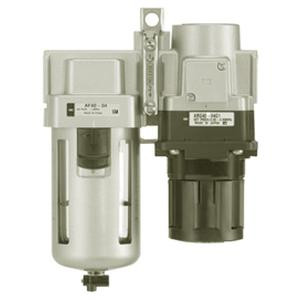 SMC ACG30B-N03G1-Z reg w/integral pressure gauge