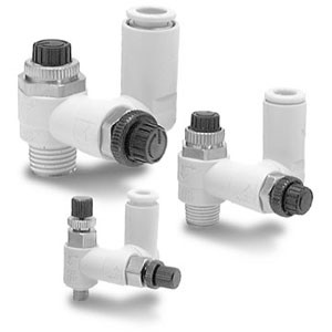 SMC ASD330FM-N01-05S ASD-FM Series Dual Speed Controller For Low Speed Operation With One-touch Fitting