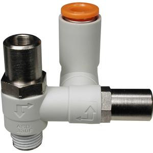 SMC ASD530F-N03-07ST ASD   F-T Series Tamper Proof Dual Speed Controller With One-touch Fitting