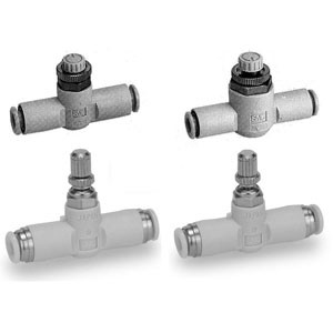 SMC AS3001F-07-X214 AS Series Speed Controller With One-touch Fittings In-line Type
