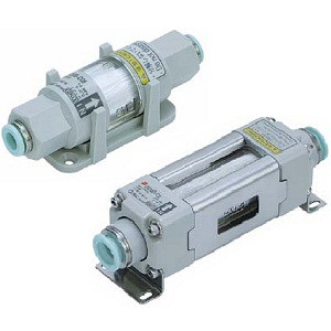 SMC SFD100-C06C04B SFD Series Clean Air Filter Different Diameters For IN And OUT Ports