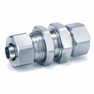SMC KFG2E0325-00 KFG2E Series Inch Size Stainless Steel 316 Insert Fittings KFG2E-00-Inch Bulkhead Union