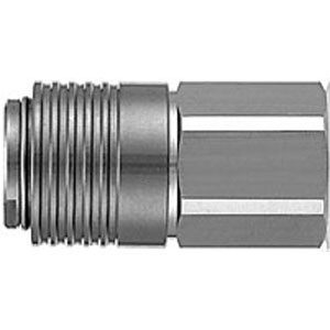SMC KKA3S-02F-1 KKA Series S Couplers Stainless Steel Type KKA-S-F-1 Socket Without Check Valve Female Thread Type