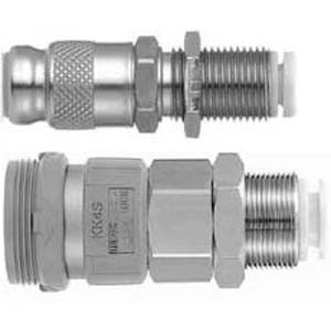 SMC KK3S-10E KK Series S Couplers KK_S_E Bulkhead Type With One-touch Fitting