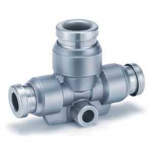 SMC KQB2T09-11 KQB2 Series Inch Size Metal One-touch Fittings KQB2T-DDT-Inch Different Diameter Tee