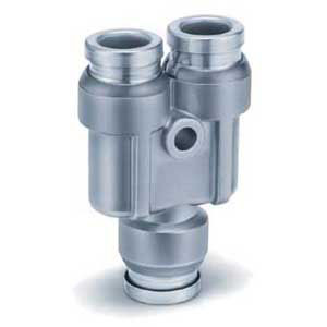 SMC KQB2U09-00 KQB2 Series Inch Size Metal One-touch Fittings KQB2U-00-Inch Union Y