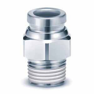 SMC KQG2H11-N01S KQG2 Series Inch Size Stainless Steel 316 One-touch Fittings KQG2H-Inch Male Connector