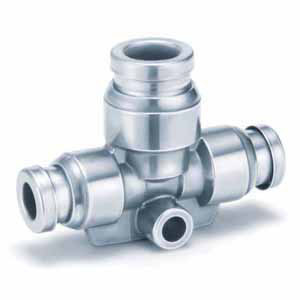 SMC KQG2T10-12 KQG2 Series Stainless Steel 316 One-touch Fittings KQG2T-DDT Different Diameter Tee