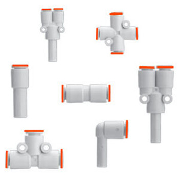 SMC KQ2H05-00A-X35 fitting, str union Pack of 10 SMC KQ2H05-00A-X35 fitting, str union Pack of 10