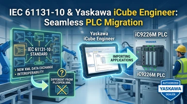 IEC 61131-10 Explained: How to Move PLC Applications to Yaskawa iCube Control