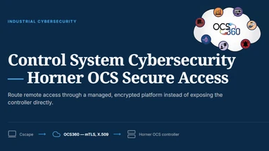 Control System Cybersecurity - Horner OCS Secure Access