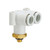 SMC KQ2LU06-M6A KQ2LU Series Metric Size One-touch Fittings Male Branch Connector