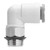 SMC KQ2L07-U02A KQ2L Series Inch Size Uni One-touch Fittings Male Elbow With Gasket Seal