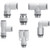 SMC KQ2L09-U03A-X35 Fitting, Male Elbow Pack of 10