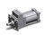 SMC CLSF125-150 Tie Rod Cylinder W/Lock