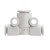 SMC KQ2T23-04A KQ2T Series Metric Size One-touch Fittings Different Diameter Tee