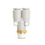 SMC KQ2U04-02AS KQ2U Series Metric Size One-touch Fittings Branch "Y" With Sealant