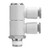 SMC KQ2VD11-36AS KQ2VD Series Inch Size One-touch Fittings Double Universal Male Elbow With Sealant