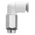 SMC KQ2W05-U02A KQ2W Series Inch Size Uni One-touch Fittings Extended Male Elbow With Gasket Seal