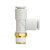 SMC KQ2Y08-03AS KQ2Y Series Metric Size One-touch Fittings Male Run Tee With Sealant