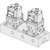 SMC IITV20-F02-8 IITV20 Series Electro-pneumatic Regulator Manifold