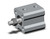 SMC CQ2A12-10DM Compact Cylinder, Cq2