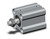 SMC CQ2B20-25DCM Compact Cylinder, Cq2