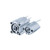 SMC - CQ2B40-20DM - CQ2B40-20DM Compact Air Cylinder, 40mm Bore, 20mm Stroke, Double-Acting Piston, Through-Hole Mounting