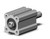 SMC CQ2WA25-25DC Compact Cylinder, Cq2