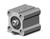 SMC CQ2WB16-5D Compact Cylinder, Cq2