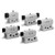 SMC EVS7-6-FG-S-3ZRM0 EVS7-6·8·10 Series Conforming To ISO Standard Solenoid Valve (With M12 Connector) Size 1,2,3