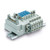 SMC SJ3A6-5CU SJ3A6 Series Plug-in Connector Type Vacuum Release Valve With Restrictor Solenoid Valves(3 Position 3 Port With Restrictor) Standard