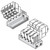 SMC SS3YJ3-S41-08-M3 SYJ300 Series 3 Port Solenoid Valve Rubber Seal Manifold For Lnternal Pilot Type 41