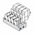 SMC SS3YJ3-20-10 SYJ300 Series 3 Port Solenoid Valve Rubber Seal Manifold For Lnternal Pilot Type 20