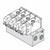 SMC SS3YJ7-21R-02-00T SYJ700 Series 3Port Solenoid Valve Rubber Seal Manifold For External Pilot Type 21R