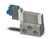 SMC SY3140-5LOU-01 4/5 port solenoid valve valve, sgl sol, base mt (dc)